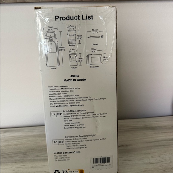 SupMaKin Mandoline Slicer - Picture 2 of 3